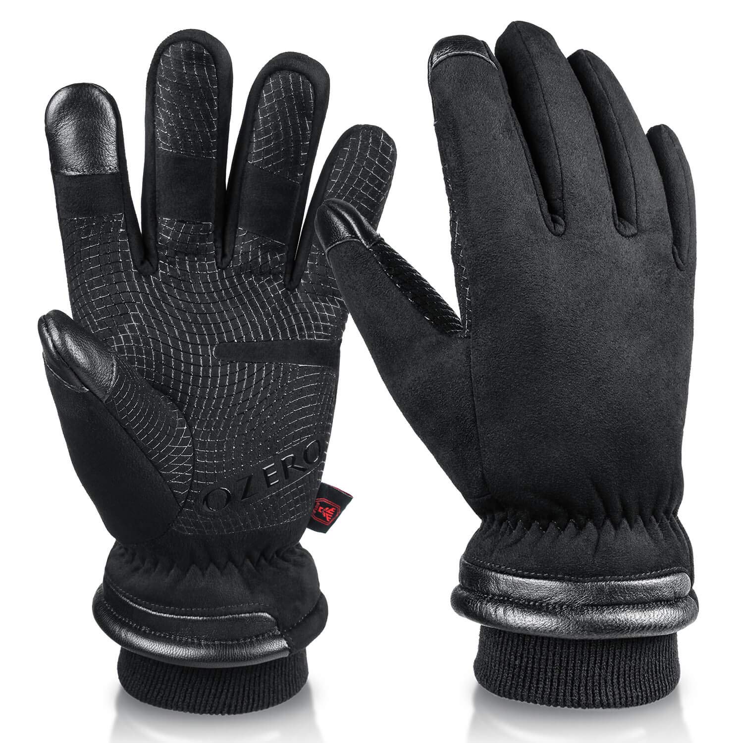 OZERO Winter Gloves Waterproof Thermal, Touchscreen Thick Glove for Men Women in Canada Cold Snap OZERO Winter Gloves Waterproof Thermal, Touchscreen Thick Glove for Men Women in Canada Cold Snap