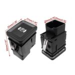 Parking Button Switch Compatible with Passat for CC 2008-2011 Hand Brake Switch Auto Accessories Eletronic Car Parking Switch Handbrake 3C0927225C