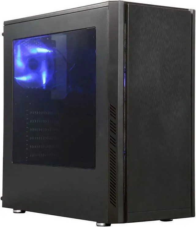 PRC BlueMagic Special Edition Gaming Desktop PC AMD Ryzen 7 5800X 8-Core 3.8GHz 32GB DDR4-3200 RGB RAM AMD Radeon RX 6600 XT 8GB GDDR6 1200Mbps