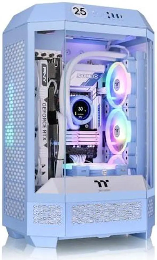 PRC HYDRA1 Custom Gaming Desktop PC Intel Core i9-13900K 3.0GHz 24-Core 32GB DDR5 4TB NVMe 10TB HDD GeForce RTX 4080 16GB GDDR6X Wi-Fi BT 360mm ARGB