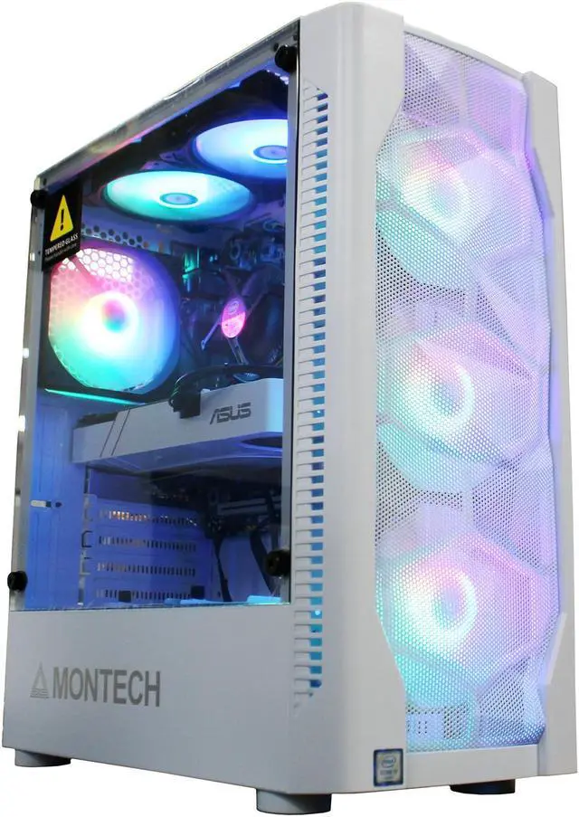 PRC WHITEGOLD Special Edition Custom Gaming PC Intel Core i7-2600 3.4GHz Quad Core 16GB DDR3 1TB SSD NVIDIA GeForce GTX 960 4GB GDDR5 Wi-Fi BT W10