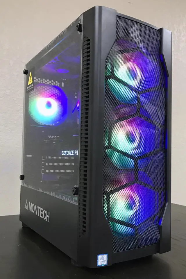 PRC X-FORCE Special Edition Custom Gaming PC Intel Core i7-7700 3.6GHz Quad Core 16GB DDR4 1TB SSD AMD Radeon RX 6950 XT 16GB GDDR6 802.11AC Wi-Fi