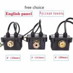 Pressure Control Switch Digital LED Display Water Pump G1/4" G3/8" G1/2" WPC-10,Eletronic Controller Sensor With Adapter(Interface (15.5mm))