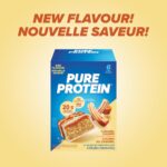 Pure Protein Bars - Nutritious, Gluten Free bar, made with Whey protein blend - low sugar, protein snack. Deliciously satisfying. Made in Canada, Caramel Churro (Pack of 6)