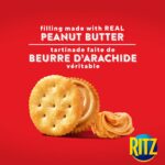 RITZ Snackwiches, 32 Individually Wrapped Snack Packs, Variety, Crackers, 2 Cheese flavoured 304 g, 2 Real Peanut Butter 312 g, School, Family, 1.23 kg