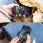 Salabomia Boho Elephant USB Holder Flash Drive Case Portable Electronic Accessories Organizer for USB Flash Drive USB Case Organizer, Purple