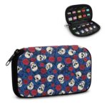 Salabomia Boho Elephant USB Holder Flash Drive Case Portable Electronic Accessories Organizer for USB Flash Drive USB Case Organizer, Purple