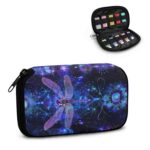 Salabomia Boho Elephant USB Holder Flash Drive Case Portable Electronic Accessories Organizer for USB Flash Drive USB Case Organizer, Purple