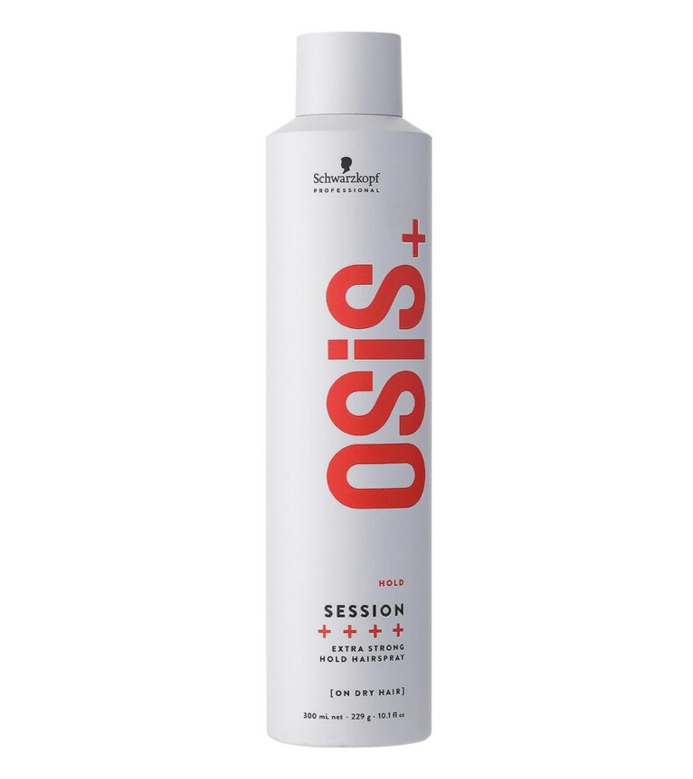 Schwarzkopf OSiS+ Session Extra Strong Hold Hairspray | Long Lasting Hold, Windproof Hold | Easy To Brush Without Flaking | Heat Protection up to 250°C/450°F | For All Hair...