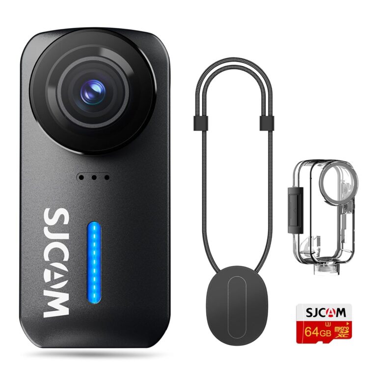SJCAM C110+ Magnetic Combo, POV 4K Pocket Action Camera, 170° FOV, 6-Axis Stabilization,Mini Body Cam, Waterproof, Wearable, Portable POV,Built-in Spkr & Mic for Vlogging, with...