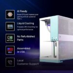 Skytech Aqua Gaming PC Desktop, Ryzen 7 9700X 3.8 GHz (5.5GHz Turbo), AMD RX 9070 XT 16GB, 2TB Gen4 NVMe SSD, 32GB DDR5 6000 RGB, 850W GOLD ATX 3 PSU,