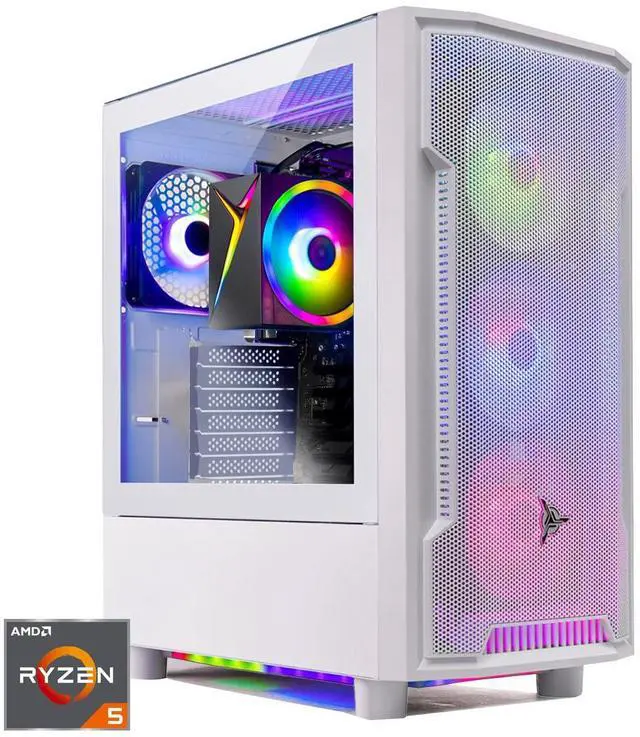 Skytech Gaming Archangel Gaming PC, AMD Ryzen 5 5600GT 3.6GHz, 1TB NVMe SSD, 32GB DDR4 RAM 3200, 650W GOLD PSU, Wi-Fi, Win 11, Desktop