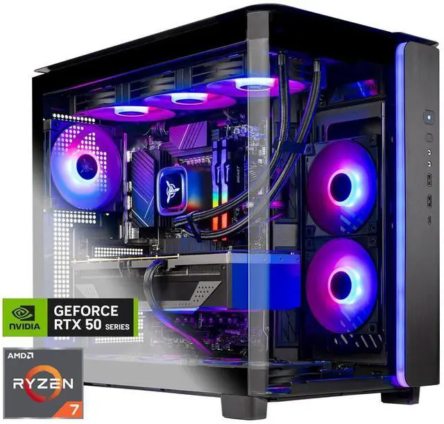 Skytech Gaming King 95 Gaming PC, AMD Ryzen 7 9850X3D 4.7GHz, NVIDIA RTX 5080 16GB VRAM, 2TB Gen4 NVMe SSD, 32GB DDR5 RAM 6000, 850W GOLD ATX 3 PSU,