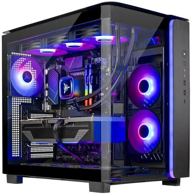 Skytech Gaming King 95 Gaming PC, AMD Ryzen 9 9900X 4.4GHz, NVIDIA RTX 5070 Ti 16GB, 2TB Gen4 NVMe SSD, 32GB DDR5 RAM 6000, 850W GOLD ATX 3 PSU, 360