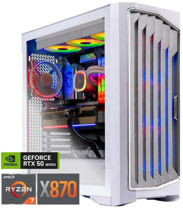 Skytech Gaming Legacy 4 Gaming PC, AMD Ryzen 7 9800X3D 4.7GHz, NVIDIA RTX 5080 16GB VRAM, X870 Board, 2TB Gen4 NVMe SSD, 32GB DDR5 RAM 6000, 850W GOLD
