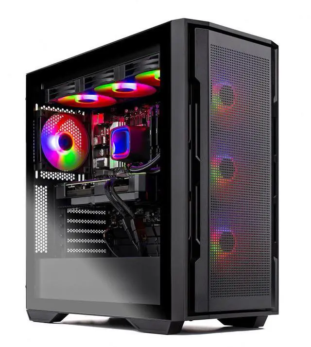Skytech Gaming Rampage Gaming PC, AMD Ryzen 7 7700X 4.5GHz, NVIDIA RTX 5070 Ti 16GB VRAM, 1TB Gen4 NVMe SSD, 32GB DDR5 RAM 6000, 850W GOLD ATX 3 PSU,