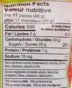 Squashies, Soft & Chewy Marshmallow Candy, Sour Cherry &Apple 160 Grams (1 Bag)