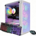 STGAubron Gaming Diamond Desktop, Intel Core i7 3.4 GHz up to 3.9 GHz, 16G RAM, 512G SSD, WiFi 6, BT 5.0, GTX 1660 Ti 6G GDDR6 Graphics, RGB Fan x 6,