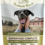 Superfood Complete, Air-Dried Adult Dog Food - High Protein, Zero Fillers, BADLANDS RANCH Superfood Nutrition by Katherine Heigl (680 Grams, Beef)