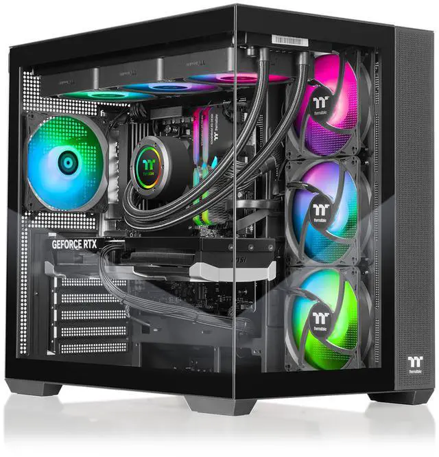 Thermaltake Gaming Desktop PC NE 9870-V380 AMD Ryzen 7 9800X3D 32GB DDR5 2TB SSD GeForce RTX 5070