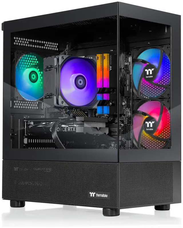 Thermaltake Gaming Desktop PC NE i1260T-V170B Intel Core i5-12600KF 16GB DDR4 1TB SSD GeForce RTX 5060 Ti