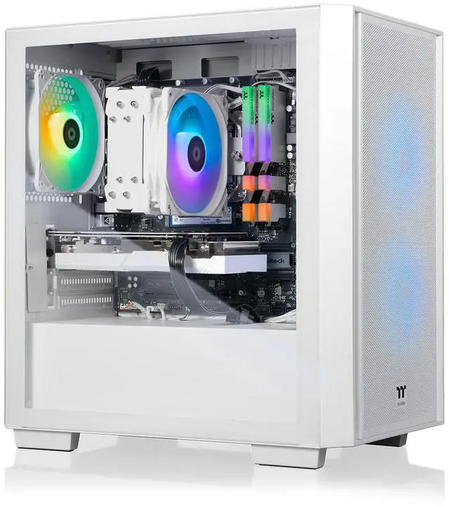 Thermaltake Gaming Desktop PC NE R76-H16 AMD Ryzen 7 5700 16GB DDR4 1TB SSD AMD Radeon RX 7600