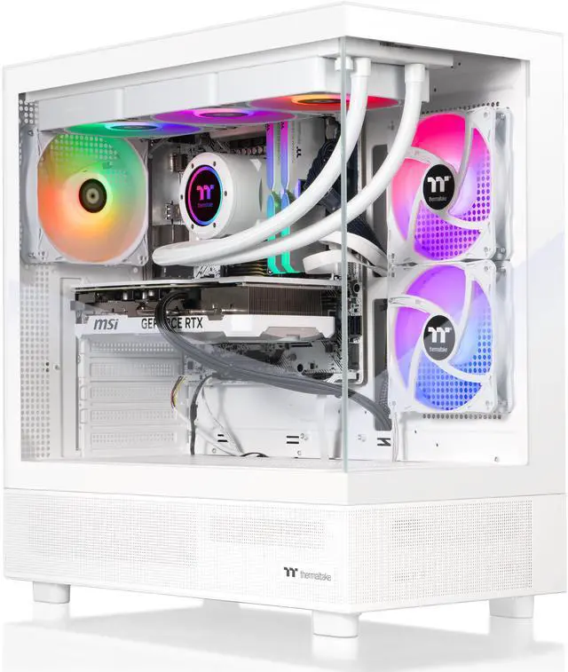 Thermaltake Gaming Desktop PC V27S-B650-97X-LCS AMD Ryzen 7 7800X3D 32GB DDR5 1TB SSD AMD Radeon RX 9070 XT Windows 11 Home
