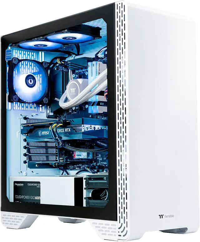 Thermaltake Glacier S3WT-B550-G36-LCS AMD Ryzen 5 5600X No Screen Gaming Desktop