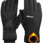 TRENDOUX Snow Winter Gloves Men Women - Ski 100% Waterproof Gloves Double Liners Warm, Touchscreen for Snowboarding & Skiing