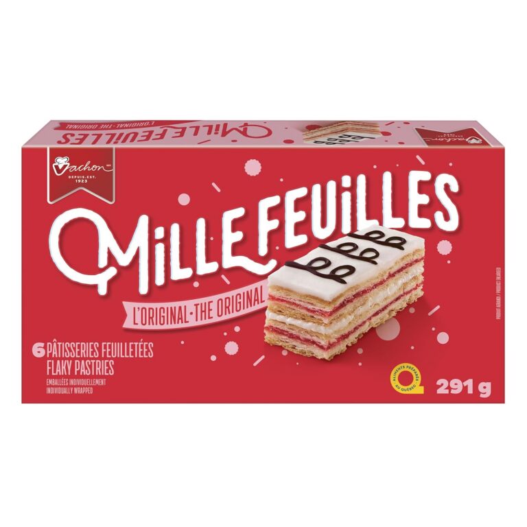 Vachon Mille Feuilles The Original Flaky Pastries, 6 Individually Wrapped Pastries, 291g