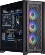 Velztorm Aciex 3D Gaming Desktop PC (AMD Ryzen 7 7800X3D, GeForce RTX 3070 8GB, 16GB DDR5, 1TB PCIe SSD, 360mm AIO, RGB Fans, 1000W PSU, WiFi 6,
