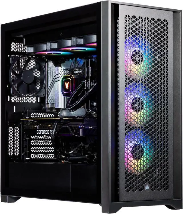 Velztorm Aciex Gaming Desktop PC (Intel i9-14900K 24-Core, RTX 3070 8GB, 1000W PSU,32GB DDR5 4800MHz RAM, 2TB m.2 SATA SSD + 6TB HDD, WiFi6,BT 5.2,