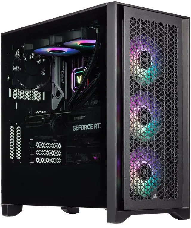 Velztorm Altix Custom Built Gaming Desktop PC (AMD Ryzen 7 9700X, AMD Radeon RX 9060 XT, 32GB DDR5, 2TB PCIe SSD, RGB Fans, 240mm AIO, 1000W PSU, WiFi