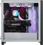 Velztorm Argentux Gaming Desktop PC (Intel i7-11700K 8-Core, 16GB DDR4, 2x1TB PCIe SSD (2TB), GeForce RTX 3070 8GB, 360mm AIO, RGB Fans, 750W PSU, AC