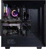 Velztorm Black Gladio Custom Built Gaming Desktop PC (AMD Ryzen 9 5900X, GeForce RTX 5060, 32GB DDR4, 2TB PCIe SSD, 120mm AIO, 750W PSU, RJ-45, 1