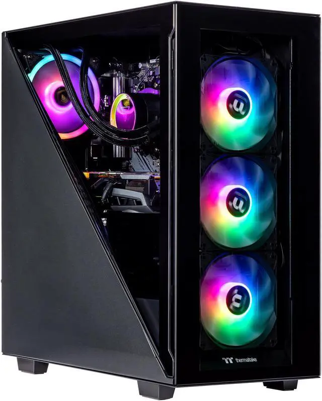 Velztorm Black Gladio Custom Built Gaming PC (AMD Ryzen 9 5900X, 64GB RAM, 8TB PCIe SSD, Radeon RX 6900 XT, Wifi, 1xUSB 3.2, 4xUSB 3.1, 2xUSB 3.0,