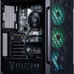 Velztorm Fultix Custom Built Gaming Desktop PC (AMD Ryzen 5-5500, GeForce RTX 3070, 64GB DDR4, 8TB PCIe SSD, 750W PSU, WiFi 4, Bluetooth 4.2, RJ-45,