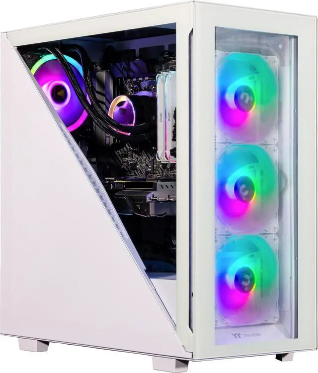 Velztorm Gladio CTO Powerful Gaming Desktop PC Liquid-Cooled (AMD Ryzen 9 5900X 12-Core, 64GB DDR4, 1TB PCIe SSD, GeForce RTX 3070 8GB, WRGB Fans, AC