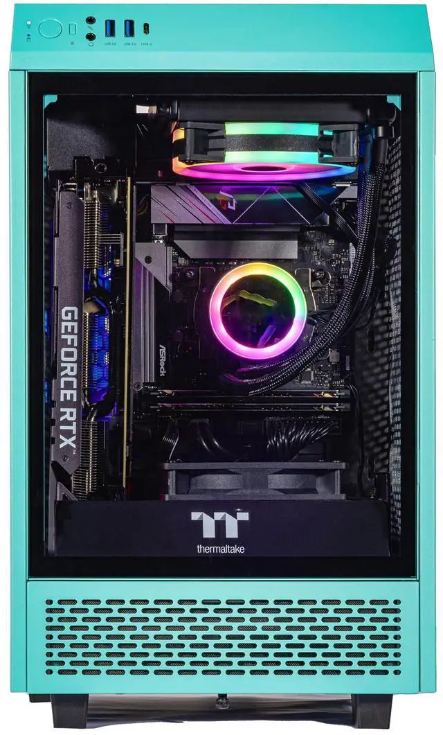 Velztorm Vertix Gaming Desktop PC (AMD Ryzen 7 5800X, GeForce RTX 5070, 16GB DDR4, 1TB PCIe SSD + 2TB HDD, 120mm AIO, 750W PSU, Bluetooth 5.2, RJ-45,