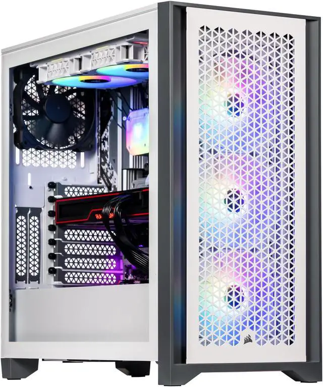 Velztorm White Armix Prebuilt Gaming Desktop PC (AMD Ryzen 9 7900X 12-Core 4.7GHz, Radeon RX 6900 XT 16GB, 16GB DDR5, 1TB PCIe SSD, 240mm AIO, 1000W