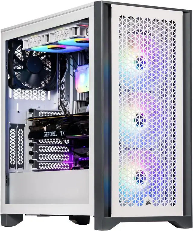 Velztorm White Armix Prebuilt Gaming Desktop PC (AMD Ryzen 9 7900X 12-Core 4.7GHz, GeForce RTX 3070 8GB, 16GB DDR5, 1TB PCIe SSD, 240mm AIO, 1000W