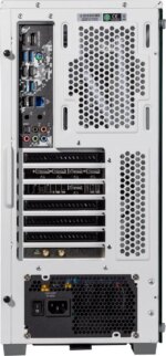 Velztorm White Ferrux Gaming Custom Desktop (AMD Ryzen 9 - 5900X 12-Core, GeForce RTX 3050, 16GB RAM, 1TB m.2 SATA SSD, USB 3.2, HDMI, Display Port,