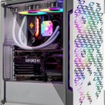 Velztorm White Ferrux Gaming Desktop PC (AMD Ryzen 9 - 5900X, GeForce RTX 5060, 32GB DDR4, 2TB PCIe SSD, 240mm AIO, 750W PSU, RJ-45, 1 Display Port,