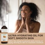 Viva Naturals Sweet Almond Oil – Almond Oil for Skin & Hair, Hydrating Body Oil and Body Oil After Shower, Lightweight & Nourishing Formula, Ideal for All Skin Types, 16 fl oz