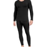 wirarpa Men's Cotton Long Johns Thermal Underwear Base Layer Set Lightweight Long Underwear Top & Bottom