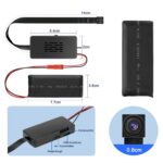 Wireless WI-FI Camera,1080P Cameras with Motion Detection Alarm HD Smart App 2.4Ghz Wide Angle for Drones,Office Meeting