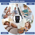 Wireless WI-FI Camera,1080P Cameras with Motion Detection Alarm HD Smart App 2.4Ghz Wide Angle for Drones,Office Meeting