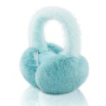 XIAOHAWANG Foldable Ear Muffs Women Winter Fluffy Earmuffs Warm Girls Ear Warmer Soft Outdoor Ear Cover