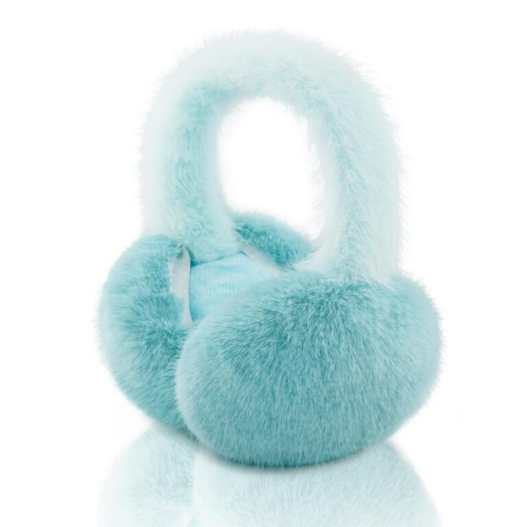 XIAOHAWANG Foldable Ear Muffs Women Winter Fluffy Earmuffs Warm Girls Ear Warmer Soft Outdoor Ear Cover