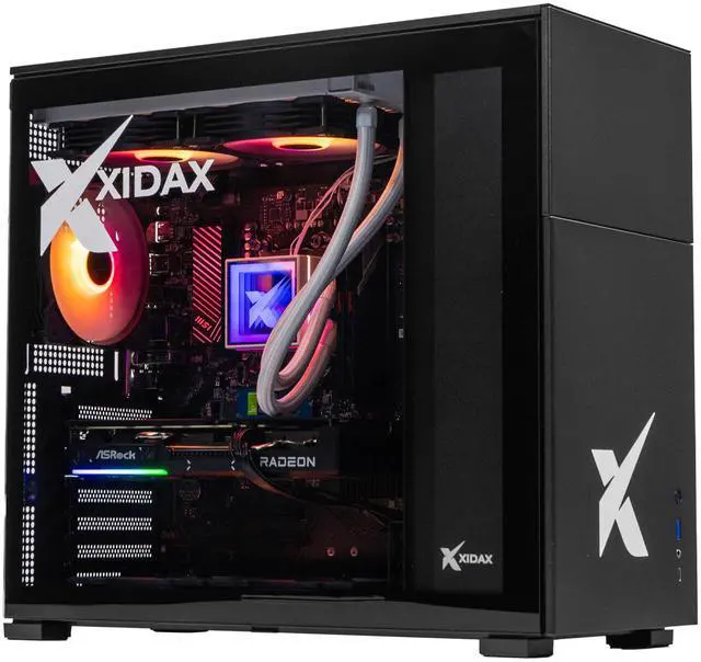 Xidax X-2 R5 7600 + 9060XT XEN Black AMD Ryzen 5 7600 Gaming Desktop PC
